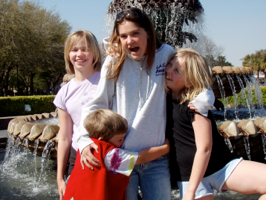 Kelsey with the Fairchild Kids Kelsey with the Fairchild Kids