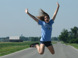 Kelsey Jumps for Joy Kelsey Jumps for Joy