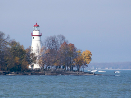 Lights along Lake Erie