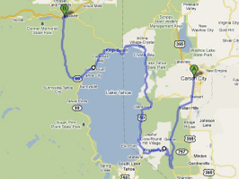 Circumnavigate Lake Tahoe