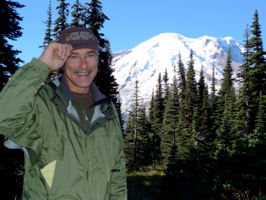 Saluting Mt Rainier