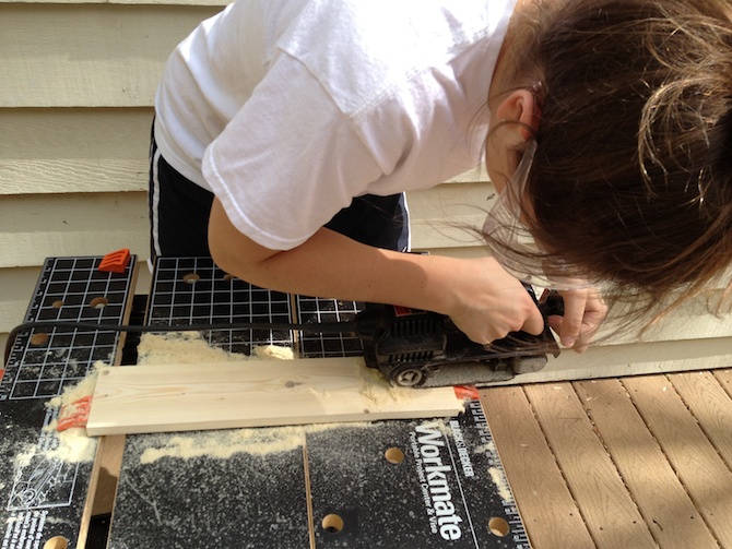 Kelsey Chair Sanding