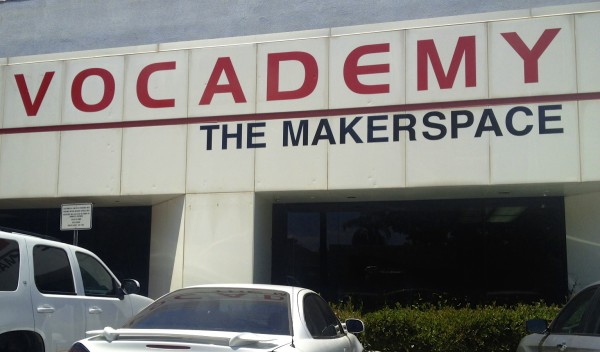 Vocademy's Signage Proudly Proclaims it's a "Makerspace"!